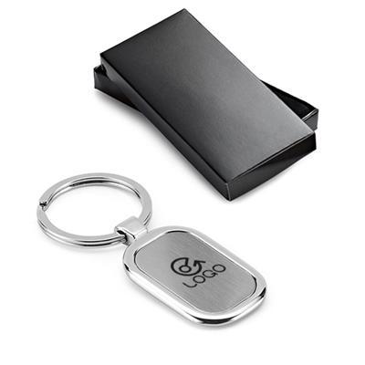 Porte-clés en métal meduim format Curvy