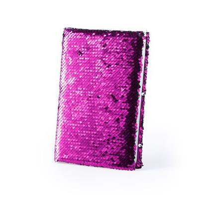 Carnet A5 pailleté de 80 feuilles Velmont