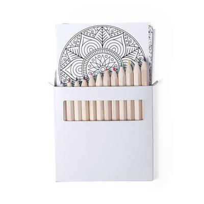 Set coloriage imprimé mandala en carton Ploltex