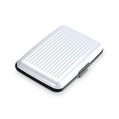 Porte-cartes élégant en aluminium Heskary