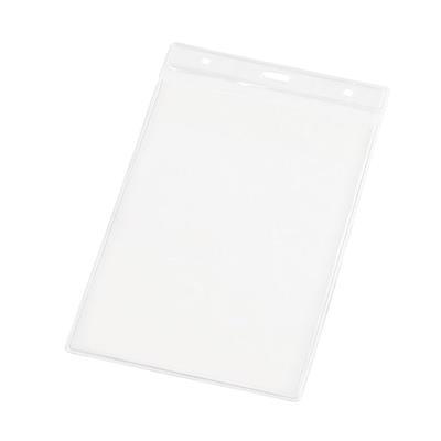 Porte-badge vertical en PVC translucide Whitemain