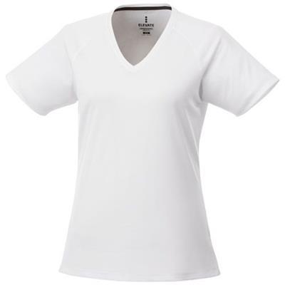 T-shirt cool fit manches courtes col V femme Amera