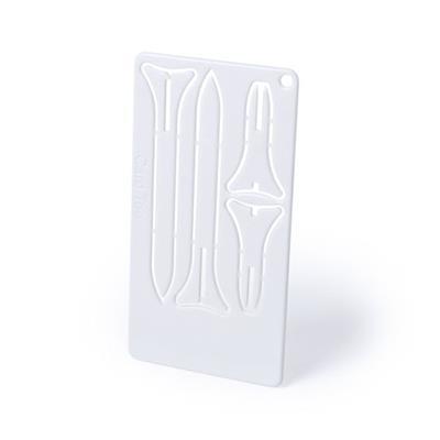 Carte Tee Golf blancs en métal Tusking