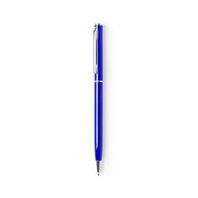 Stylo rotatif brillant en aluminium Zador