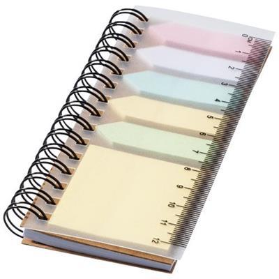 Bloc-notes à spirales avec mémos autocollants Coun