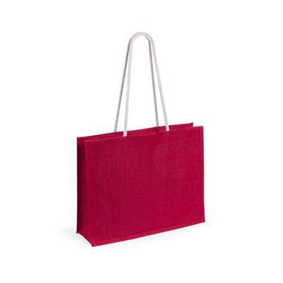 Sac shopping en jute anses longues Hinto