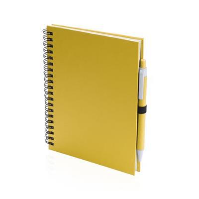 Carnet à spirales en carton recyclé robuste Kagel