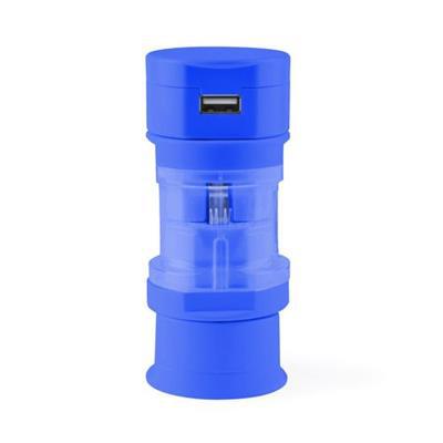 Adaptateur prises de voyage en plastique Tribor