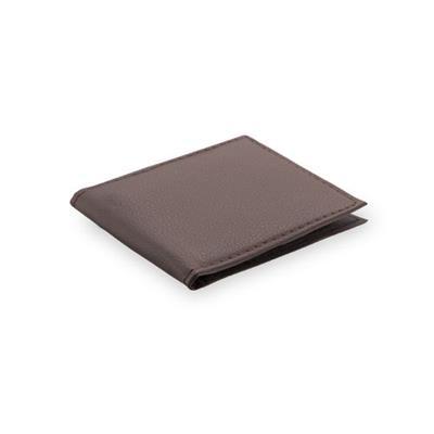 Portefeuille en simili cuir souple brillant Madson