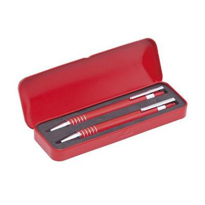Set stylo et porte mine bicolore Sherindan