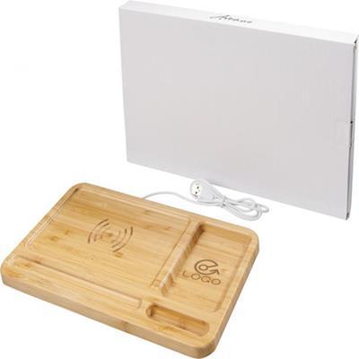 Chargeur sans fil en bois écologique Plateau