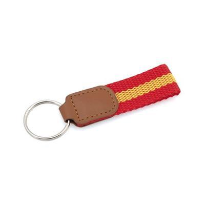 Porte-clés en polyester drapeau espagnol Espania