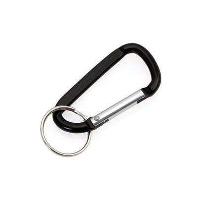 Mousqueton aluminium avec anneau métallique Zoro
