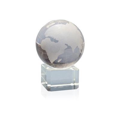 Sphère de forme planète Terre en verre Worlds