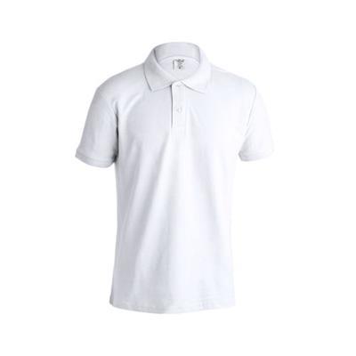Polo adulte blanc 100% coton 180g/m2 Kampas