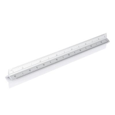 Règle triangulaire en aluminium de 30 cm Right