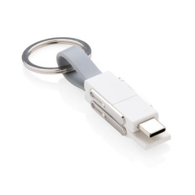 Câble 4 en 1 porte clés multifonction Gander