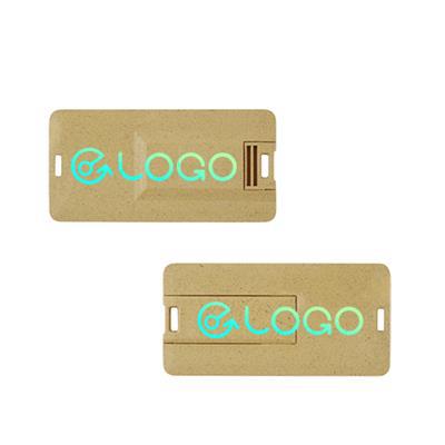 Clé USB en fibre de blé Mini carte