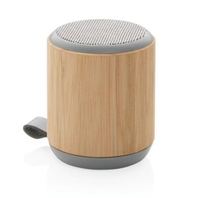 Enceinte sans fil de 3W en bambou Padus