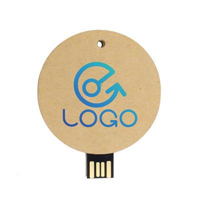 Clé USB en fibre de blé Rond