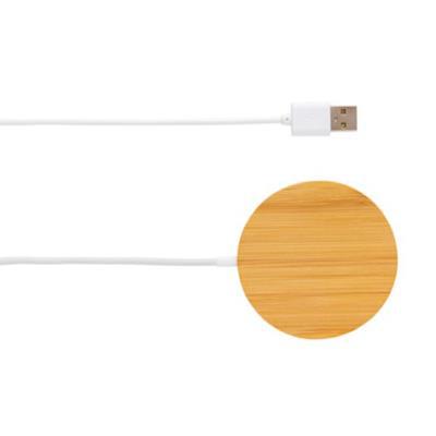 Chargeur magnétique sans fil en bambou 10W Masouk