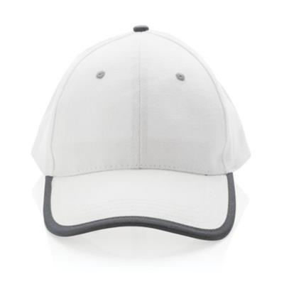 Casquette bicolore 6 panneaux en coton Casta