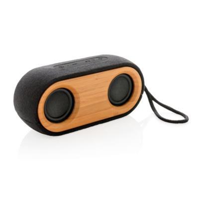 Double enceinte en bluetooth puissante Bamboo