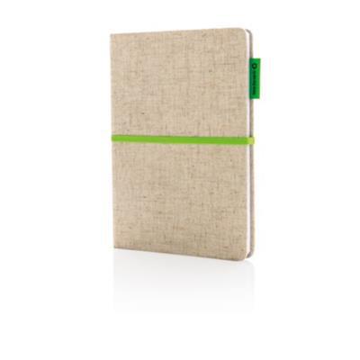 Carnet A5 à couverture en jute résistant Carvin