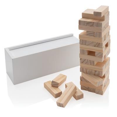 Jeu de blocs en matière de bois de luxe Pintos
