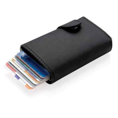 Porte-cartes anti RFID en aluminium/PU Floart