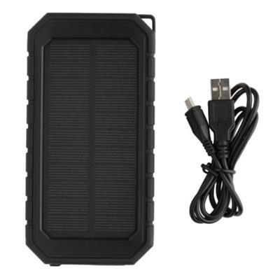 Power-bank 10.000 mAh solaire en ABS Asyer