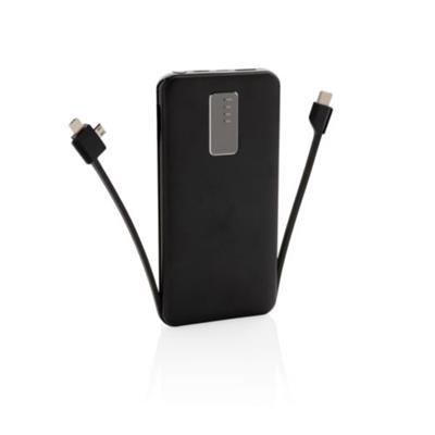 Batterie de secours 10.000 mAh avec câbles Misho