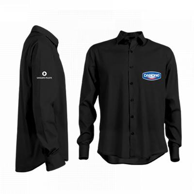 Chemise manches longues popeline homme ou femme