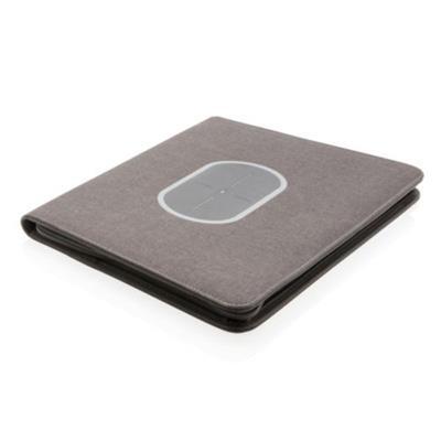Conférencier A4 en polyester avec chargeur Degus