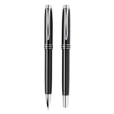 Set stylos à bille en acier de design élégant Peak
