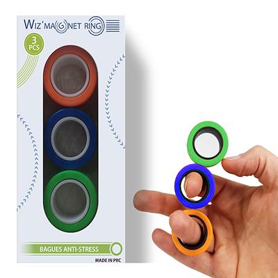 Anneaux magnétiques antistress FinGears