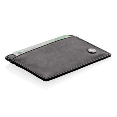 Porte-cartes en plastique PU avec poche Parea