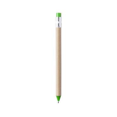 Stylo à bouton-poussoir en carton recyclé Toumer