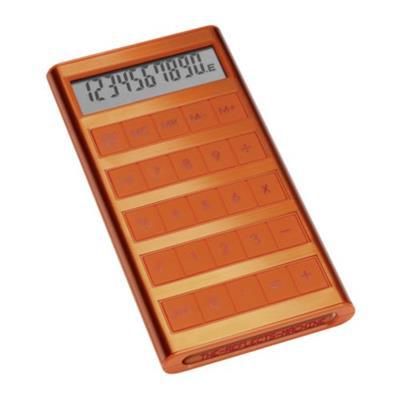Calculatrice solaire en aluminium Mascolar