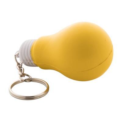 Porte-clés antistress en mousse forme ampoule Axir