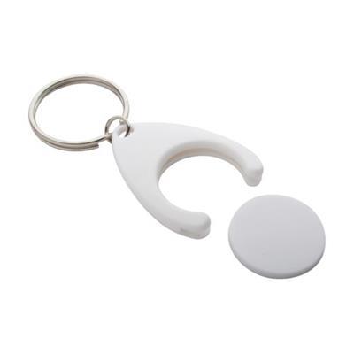 Porte-clés jeton pour caddy en plastique Neully