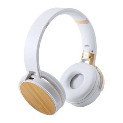 Casque Bluetooth avec extrémités en bambou Viarye