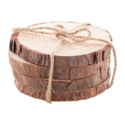 Sous-verres en bois de pin Hantise