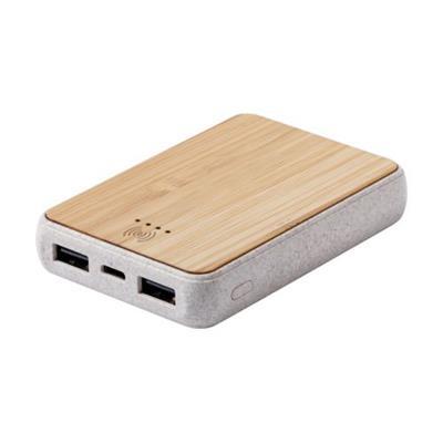 Power bank USB en bambou Gorit