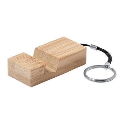 Porte-clés support portable en bambou Marox