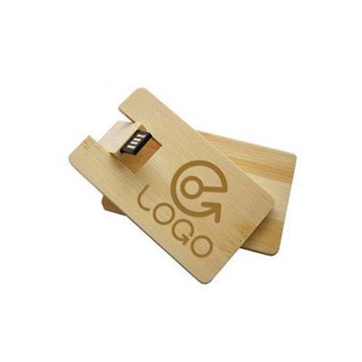 Clé USB carte de crédit en bois Woodcard