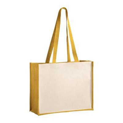 Sac shopping en jute laminée Rotint