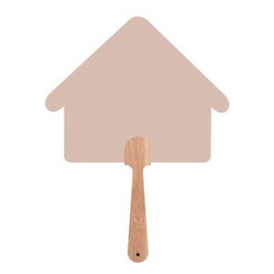 Éventail en maison avec poignée en bambou Bambi