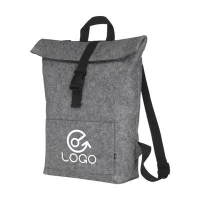 Sac à dos écologique en feutre en RPET Poloki