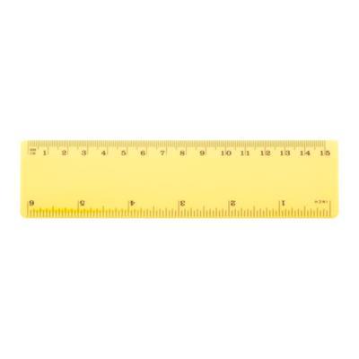 Règle 15cm en plastique coloré Hebus